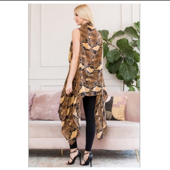 🔥$5🔥SNAKESKIN  PRINT KIMONO-ONE SIZE - Picture 6 of 6